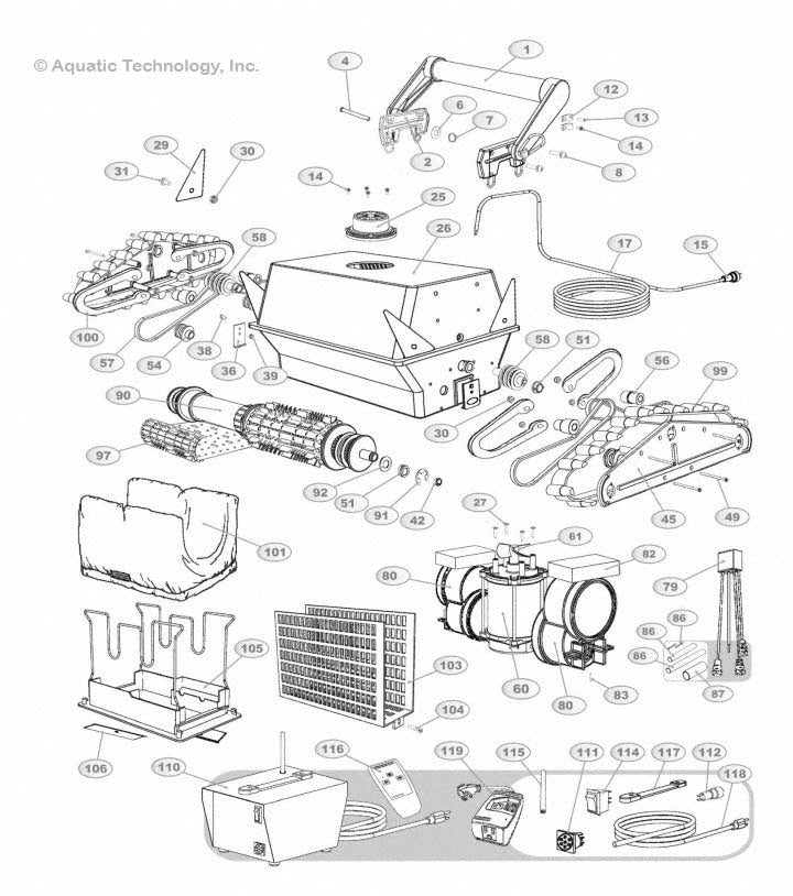 Aqua Products Aquabot Plus Replacement Parts