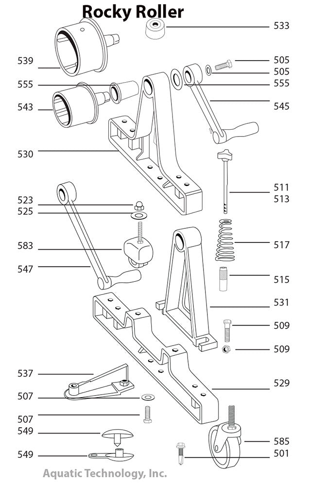 Rocky Rollers Reel Parts