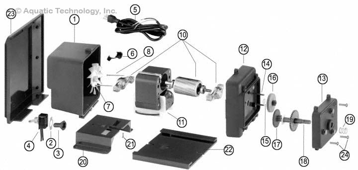 Stenner Classic Series Motor Parts