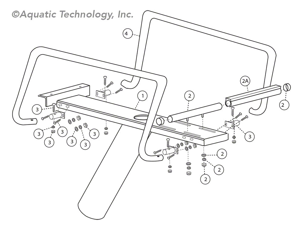 S.R. Smith 2/3 Meter Diving Stand Parts