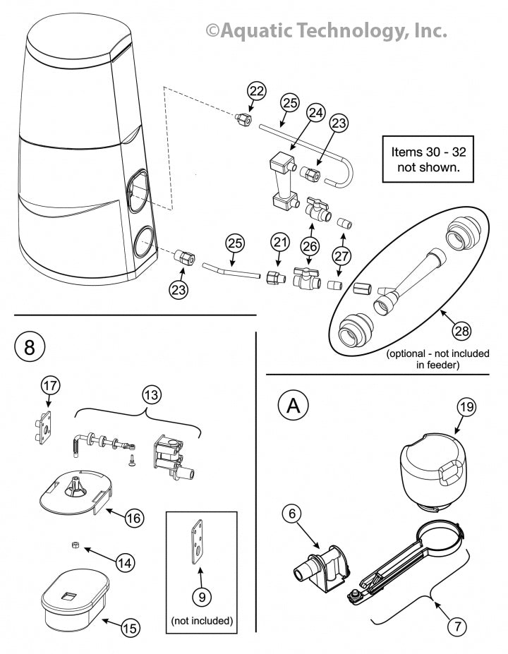 Arch Chemicals CCH Feeder Parts Parts