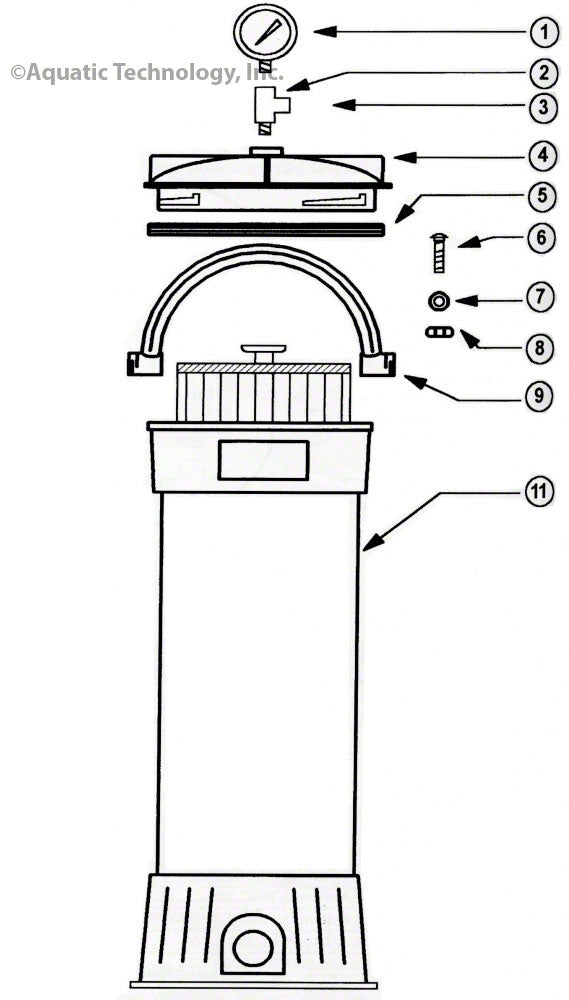 Baker-Hydro Ultra-Mite Filter Parts