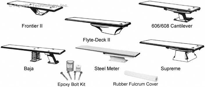 SR Smith Diving Board Repairs Kits and Parts