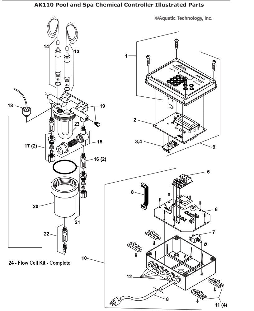 Acu-trol AK110 Controller Parts