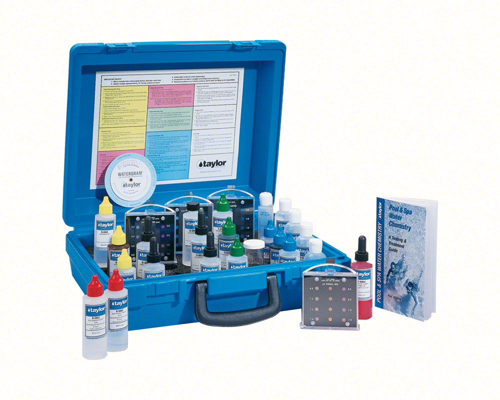 Taylor K-1744LC Professional Complete Chlorine Low Midget Test Kit ...