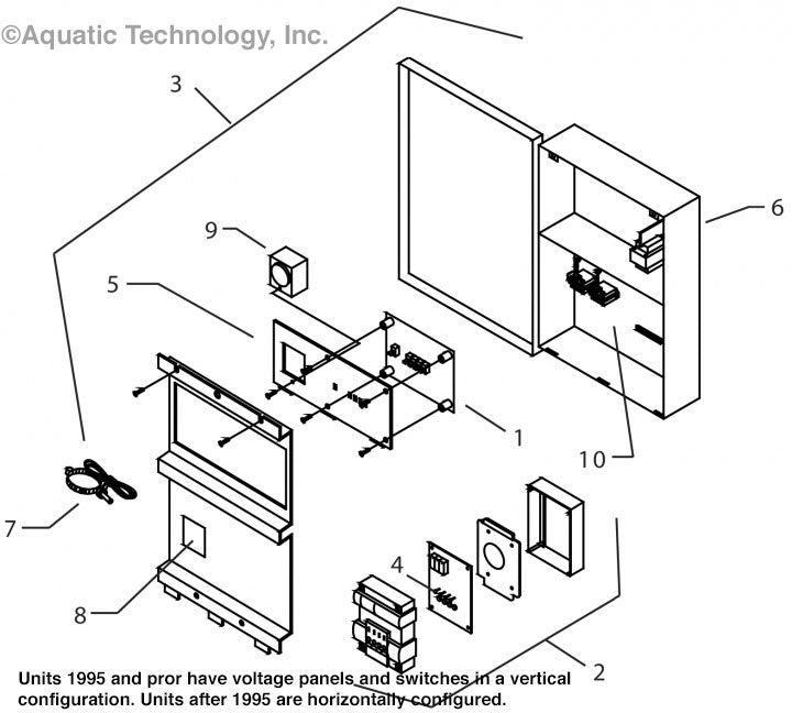 Jandy Ji 2000 Pool/Spa Control System Parts