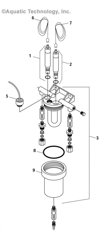 Pentair Intellichem Flow Cell Parts