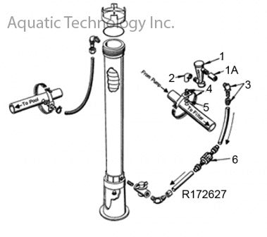 Pentair Automatic Feeder Flow Indicator R172627 Parts