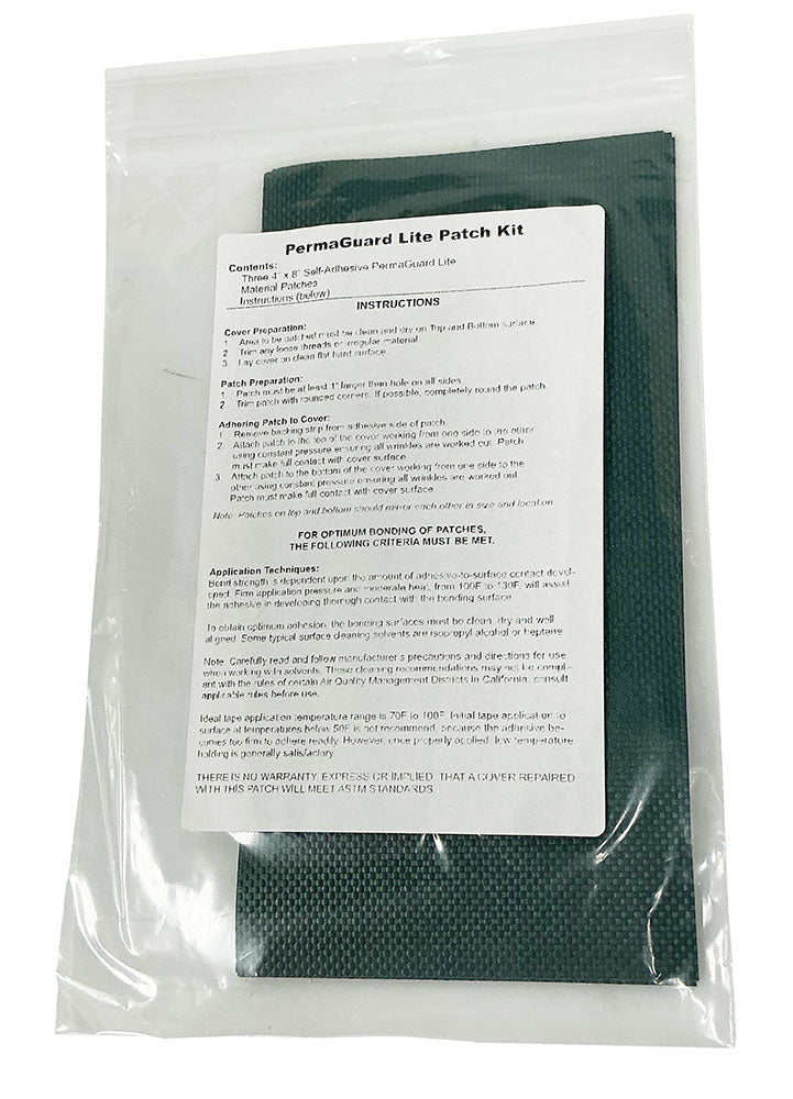 Meyco Permaguard Lite Solid Green Cover Patch 4 x 8 Inch (Pack of 3)