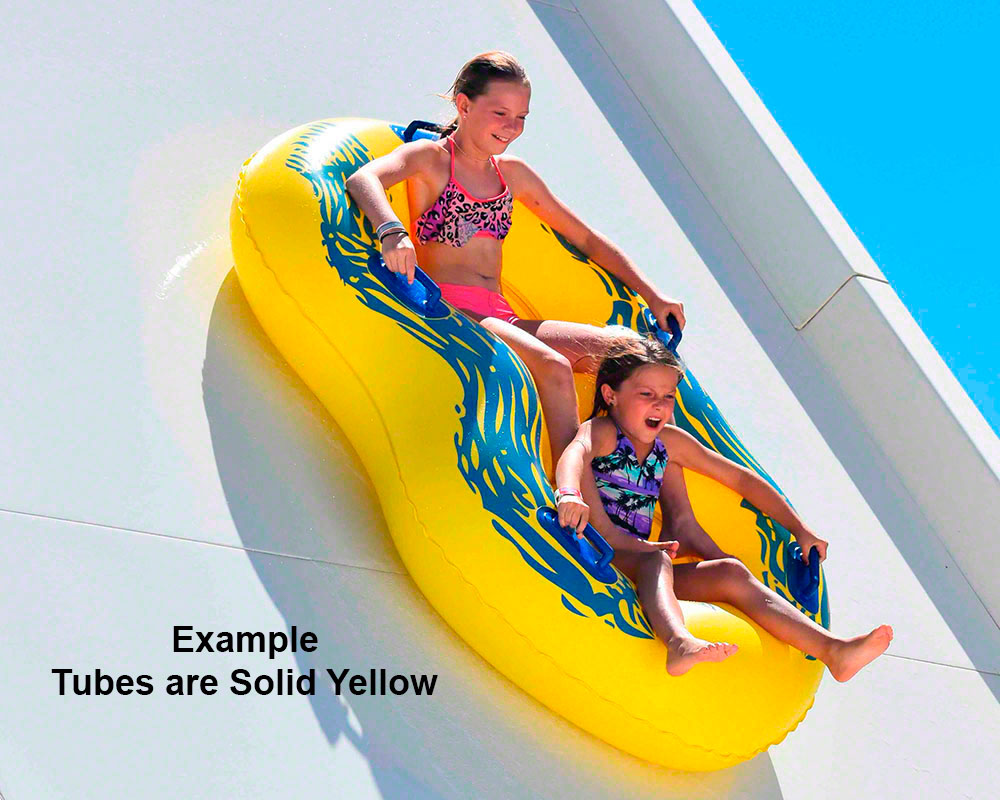 48 Inch Double Water Tube - Yellow