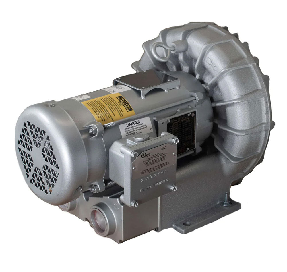 Regenair Series R5 Blower 2.5 HP 1-Phase 115/208-230 Volts