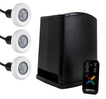 PT-6002 Dual Zone Treo LED RGB Lighting Kit With 3 Treo Lights and 2 60 Watt Transformers