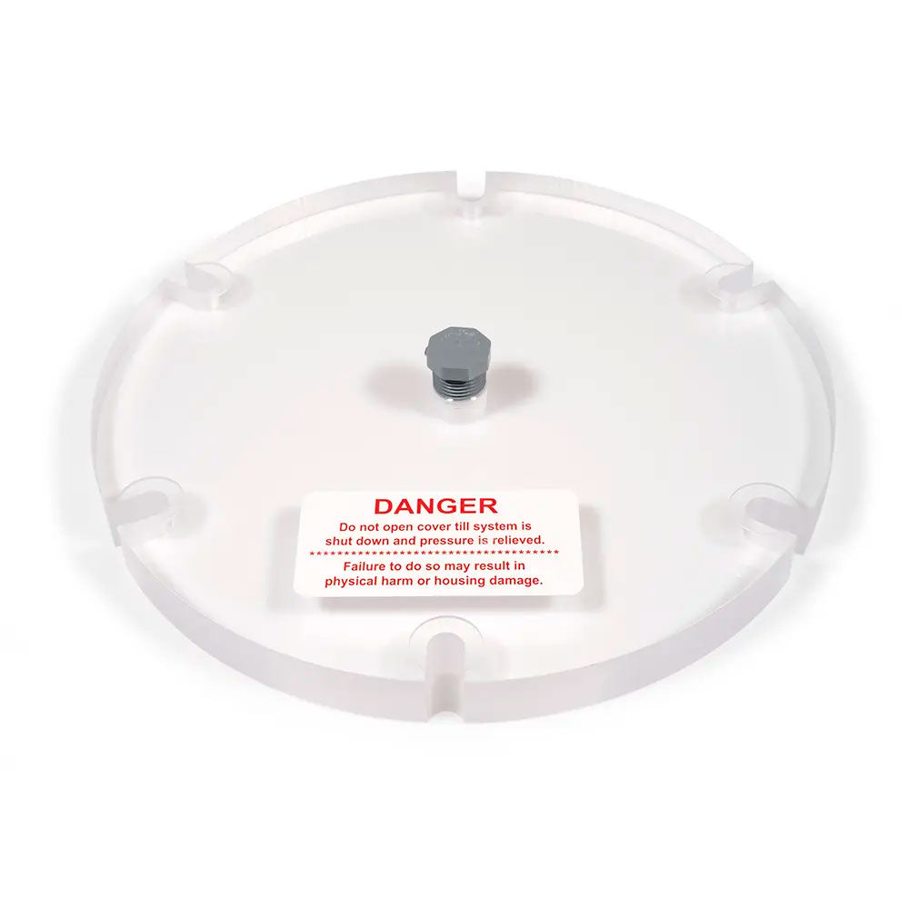 Strainer SW/RSW Clear Acrylic Cover - Side Vent - 3 Inch Strainers - Post-2015