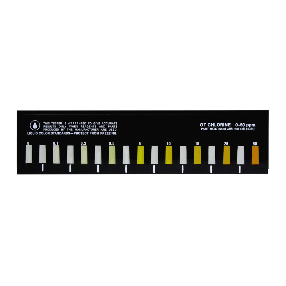 Taylor Slide Comparator Chlorine OT 0-50 ppm - 9087