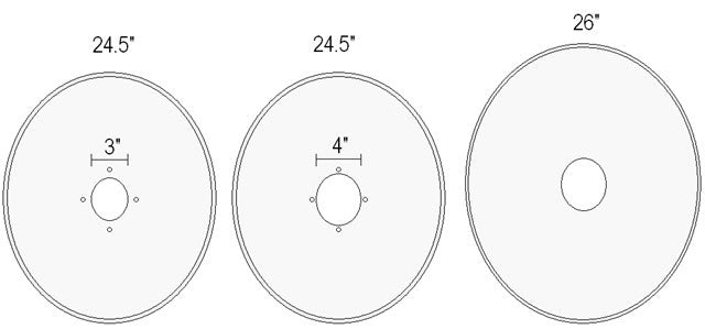 Filter Disc Recover With Collars - 26 Inch Diameter