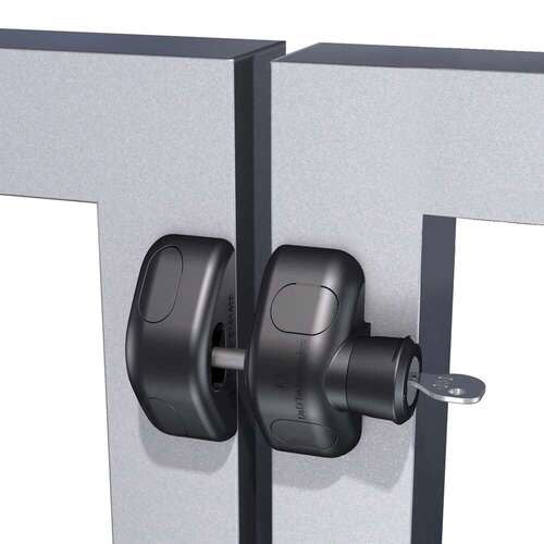 Magna-Latch Side Pull Key-Lockable Gate Latch - Black