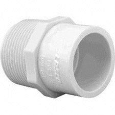 Male Reducing Adapter - 1/2 x 3/8 inch MIPT x Slip - Schedule 40