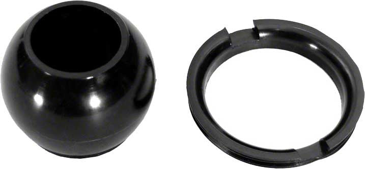 Eyeball and Retainer Ring - Black