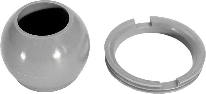 Eyeball and Retainer Ring - Gray