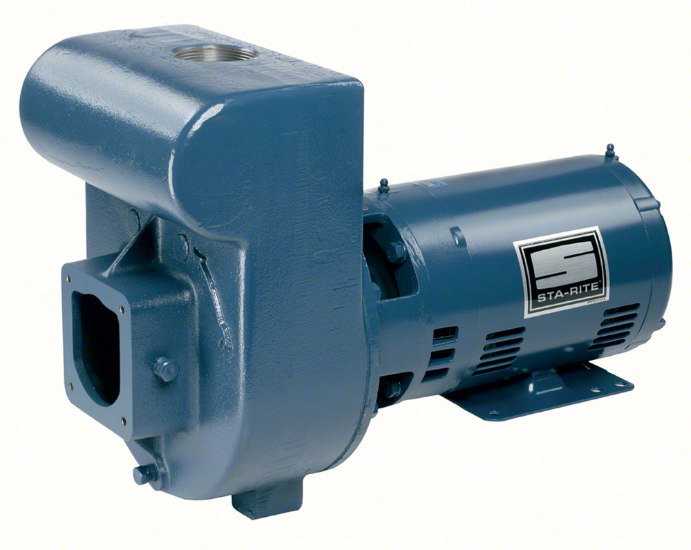 D-Series Centrifugal 3 HP 230/460 Volts 3-Phase High Head Pump Belden Motor - 2 x 1-1/2 Inch