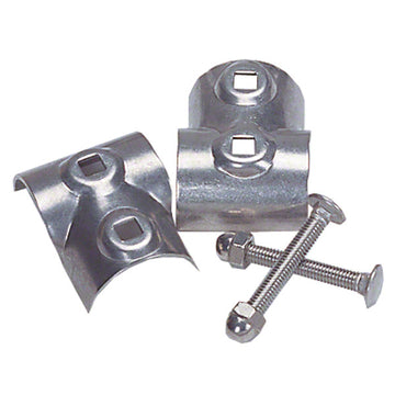 Split Tee Kit 1.9 Inch - Stainless Steel With Hardware