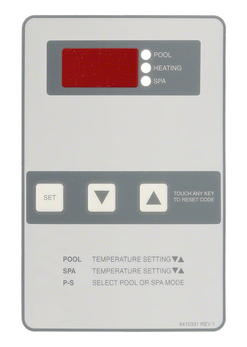 Digital LCD Control Panel Label