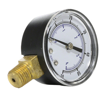 Waterco Pressure Gauge 0-50 Psi - 1.4 Inch NPT