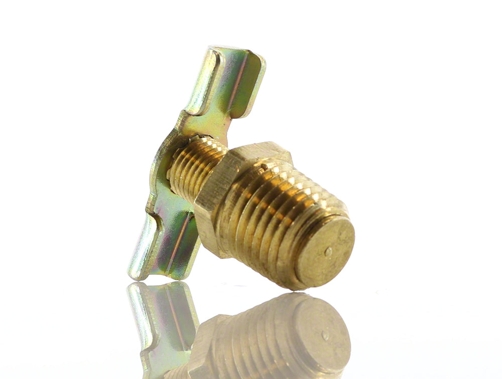 PetCock 1/4 Inch Brass Air Relief Valve