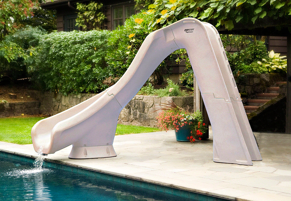 Typhoon Pool Water Slide Right Turn - 6.5 Feet - Sandstone - SR Smith ...