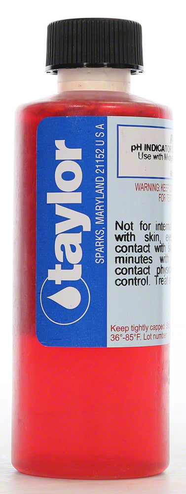 Taylor Phenol Red - 3/4 Oz. Bottle - R-1003J-A