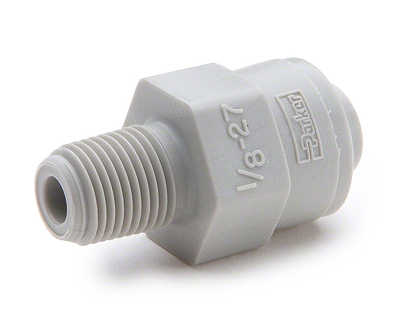 Male Connector 1/4 O.D. x 1/8 Inch MIPT - Tube to Pipe - TrueSeal