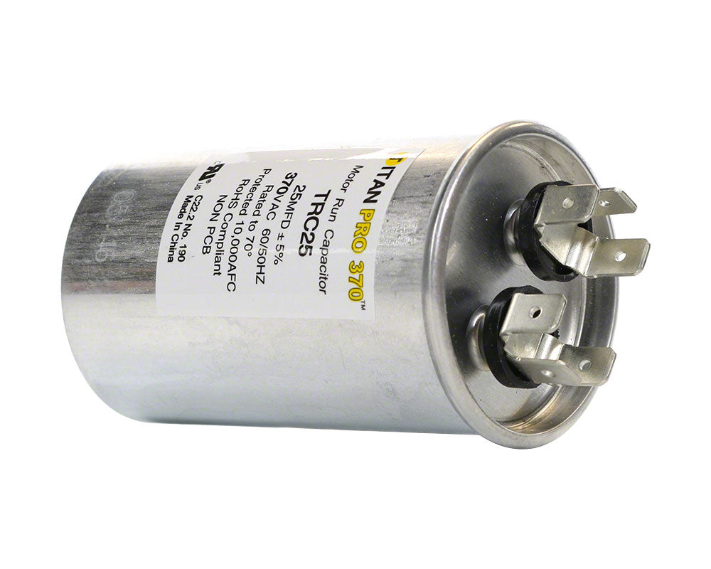 Motor Run Capacitor 25 MFD - 370 Volts