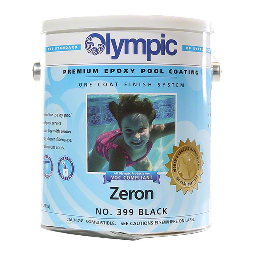 Pool Paint - Zeron Epoxy - One Gallon Black - Olympic - 399-G