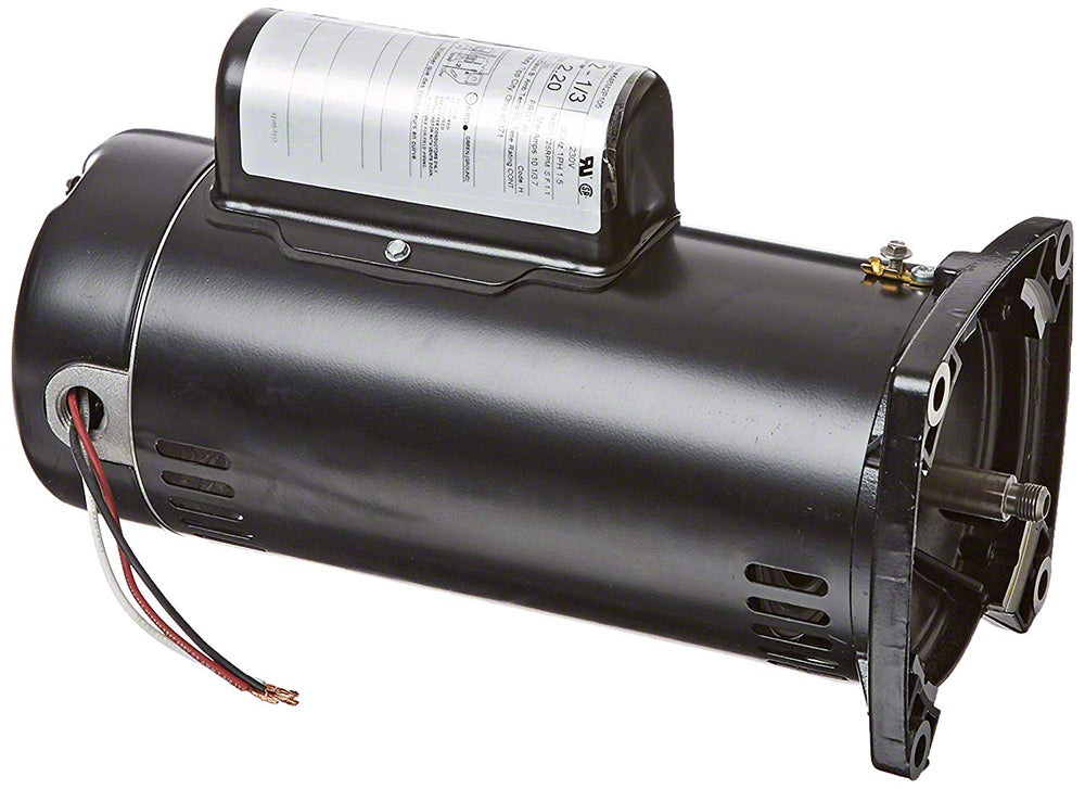 2 HP Pump Motor 48Y Square Flange - 1-Speed 3-Phase 208-230/460 Volts - TEFC