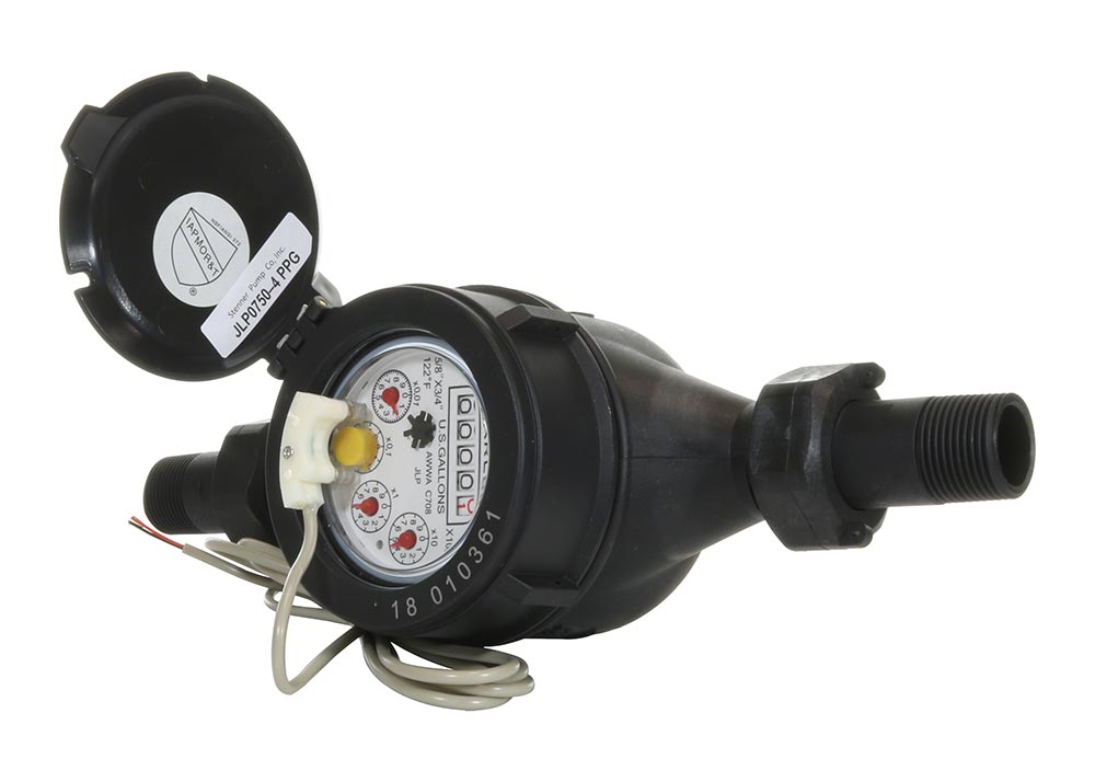 Econ 3/4 Inch Water Meter - 1 Pulse Per Gallon