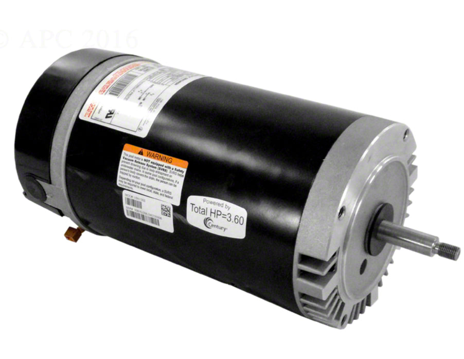 1-1/2 HP Pump Motor 56J Frame - 1-Speed 1-Phase 115/208-230 Volts - Up-Rated - Energy Efficient