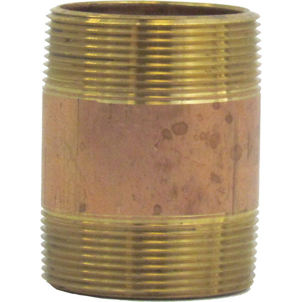 Nipple 2 Inch MPT x 3 Inch MPT - Brass