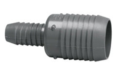 Reducing Insert Coupling 2 x 1-1/4 Inch - Insert x Reducing Insert - PVC