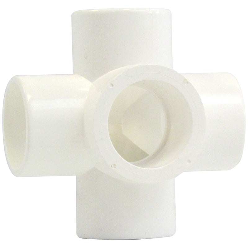 1-1/4 Inch Smooth 5-Way Cross - 1-1/2 Inch Open