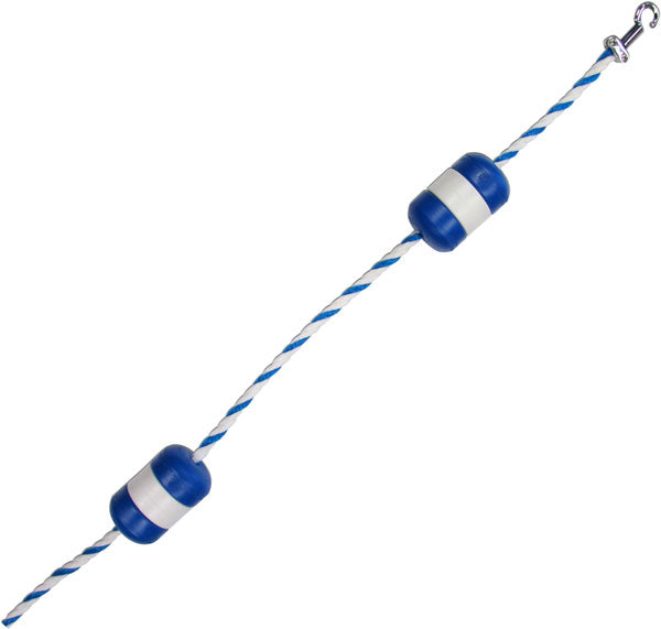 Pool Central 32756626 16 ft. Safety Pool Float Rope with 7 Small Buoys -  Blue & White, 1 - Kroger