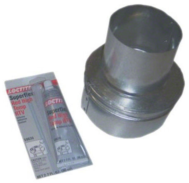 SR200 Metal Flue Collar - 4 x 6 Inch