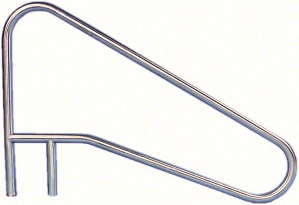 Varden 48 Inch Long Reach Pool Stair Rail - 1.90 x .065 Inches