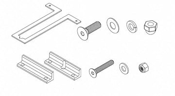 Backstroke Start Platform Square Post Mounting Kit