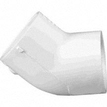 45 Degree Elbow - 1/2 Inch Slip x Slip - Schedule 40