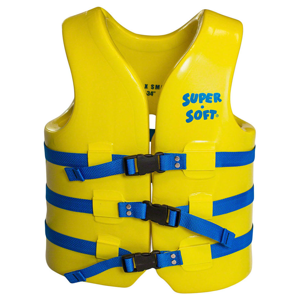 Adult Super Soft Swim Vest - Medium - Yellow - 703-1023012