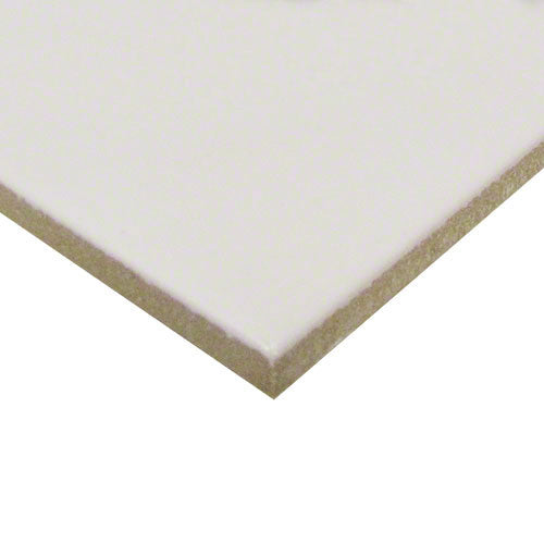 6 1/2 Ceramic Smooth Tile Depth Marker 6 Inch x 6 Inch with 5 Inch Lettering