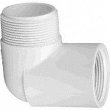 90 Degree Street Elbow - 1/2 Inch MIPT x FIPT - Schedule 40