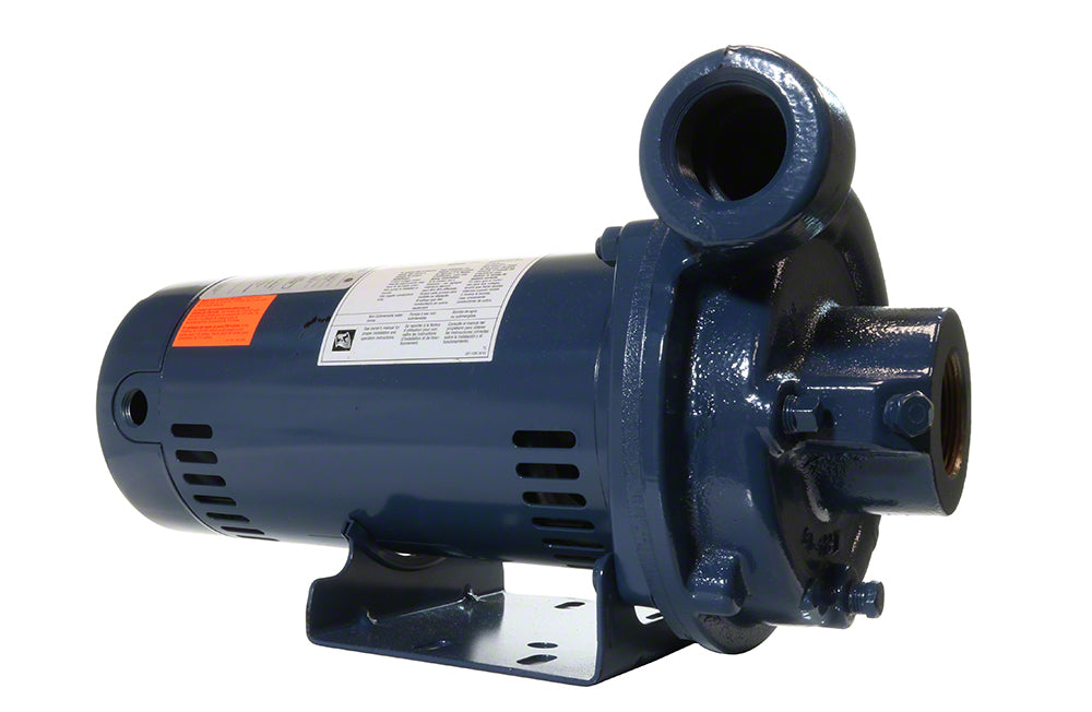 JB Series Centrifugal 3/4 HP Pump 115/230 Volts High Head - 1-1/4 x 1 Inch