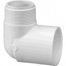 90 Degree Street Elbow - 1-1/4 Inch MIPT x Slip - Schedule 40