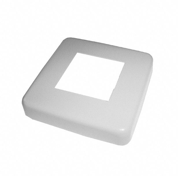 Legacy Square Escutcheon - PC White